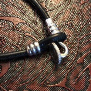 Pandora Jewelry - NWT***Pandora black leather choker/bracelet 7” Pandora Jewelry - NWT***Pandora black leather choker/bracelet 7”